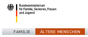 Webseite des Bundesministeriums für Familie usw.